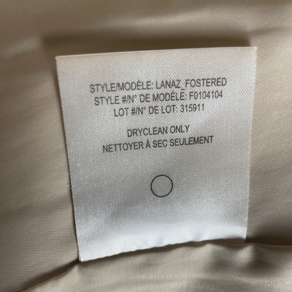 Theory Open Front Tan Blazer in Stretch Cotton - Picture 6 of 7